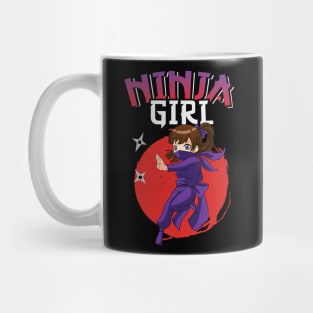 Ninja Kids Ninja Girl Karate Gifts for Girls Mug